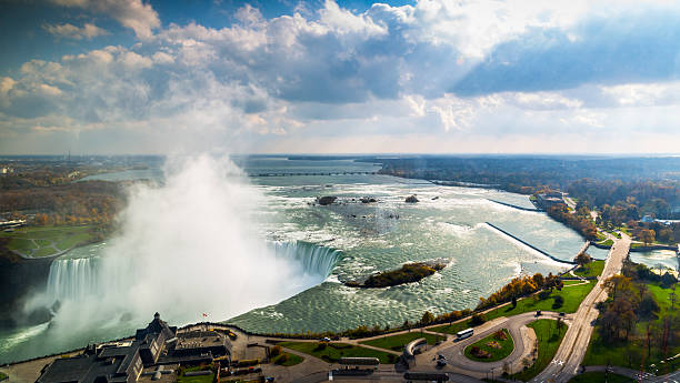 Scenic Niagara Falls, Ontario, Canada stock photo