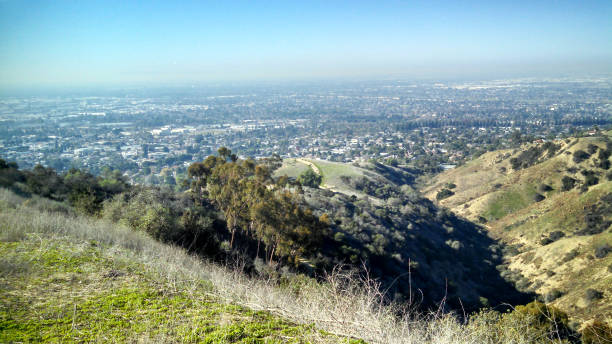 A Scenic View of Los Angeles County stock photo