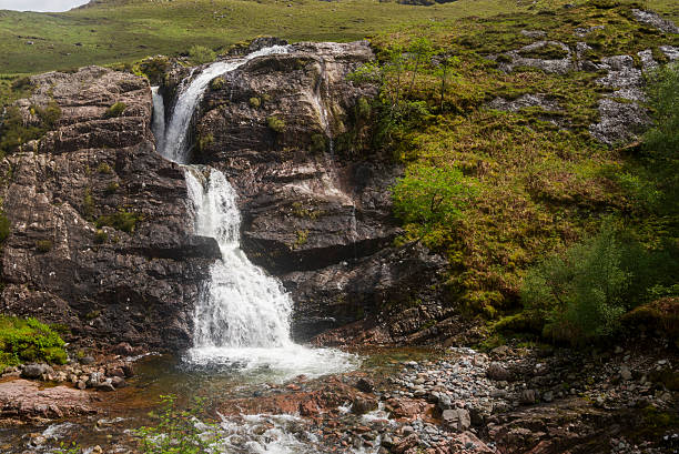 Scotland - Glencoe waterfall stock photo