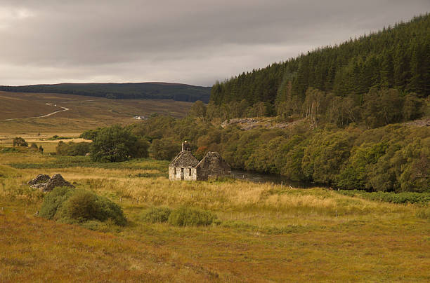 Scottish highland stock photo