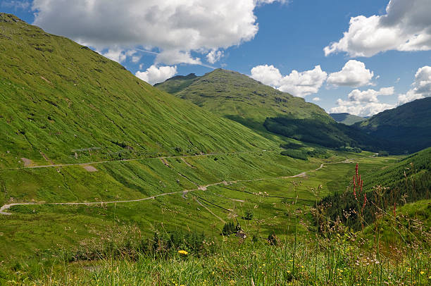 Scottish landscape Ben Arthur stock photo