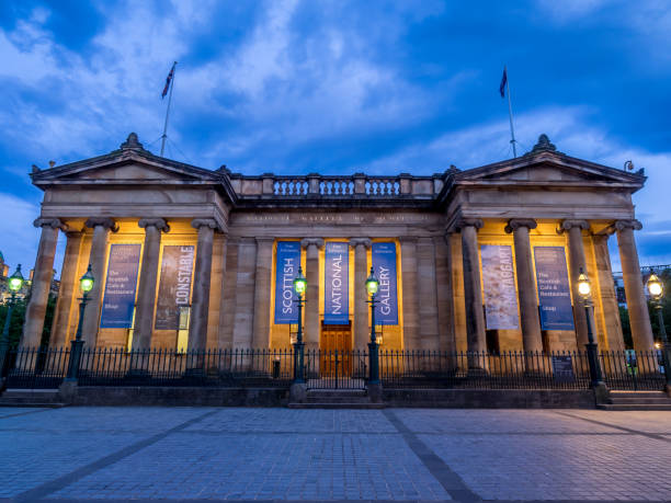 Scottish National Gallery, Edinburgh stock photo