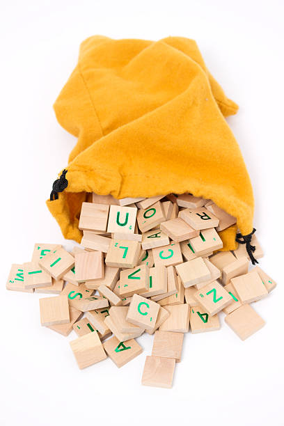 Scrabble stock photo