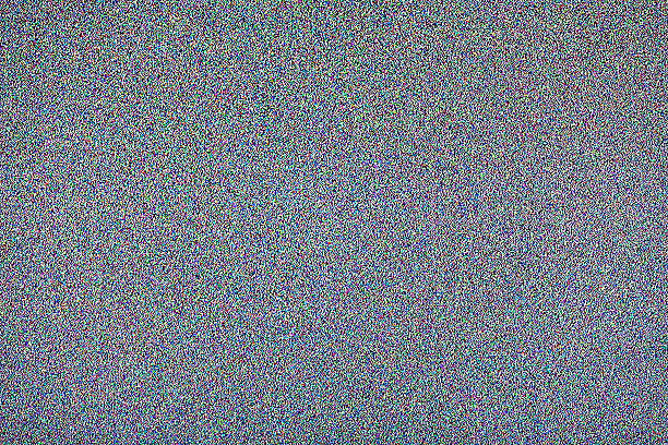 Screen of static from a television stock photo