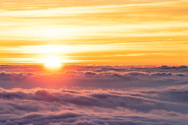 Sea of Clouds stock photo