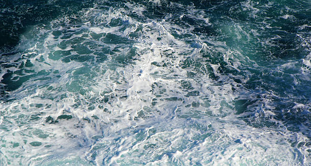 Sea waves background stock photo