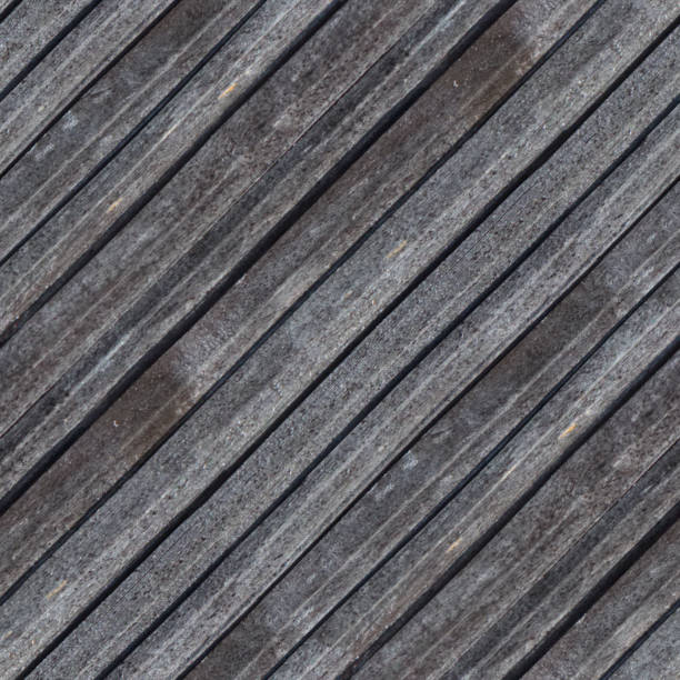 Seamless pattern of wooden planks wall Seamless pattern of old grey wooden plank wall or pavement for design and matte painting xylo stock pictures, royalty-free photos & images