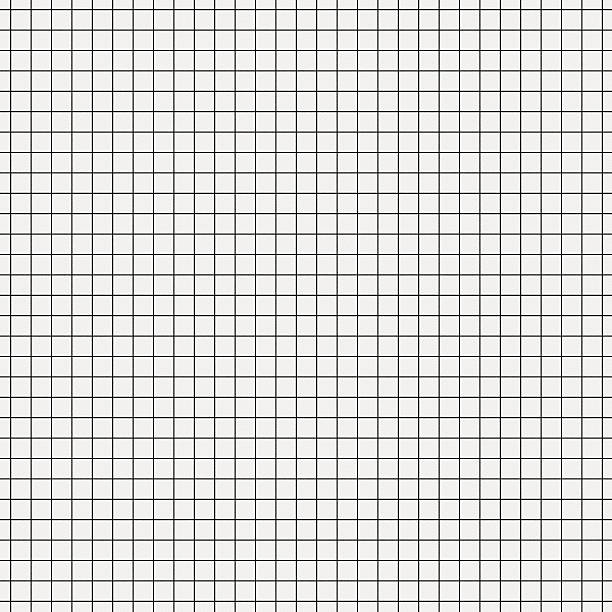 Seamless white graph paper with black lines stock photo