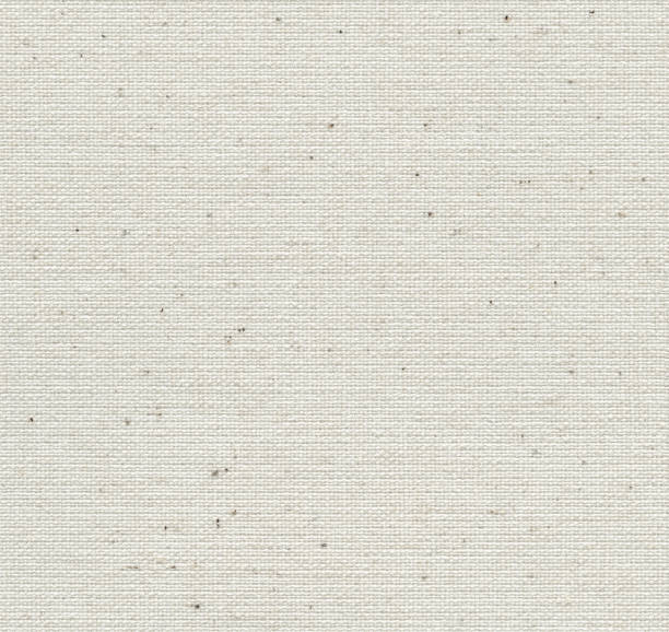 Seamless white linen canvas background stock photo