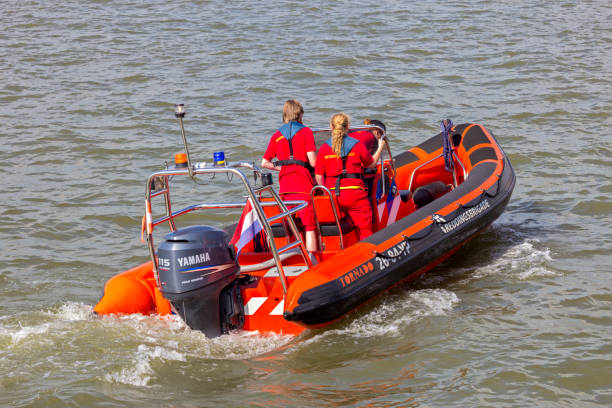 Search And Rescue boat stock photo
