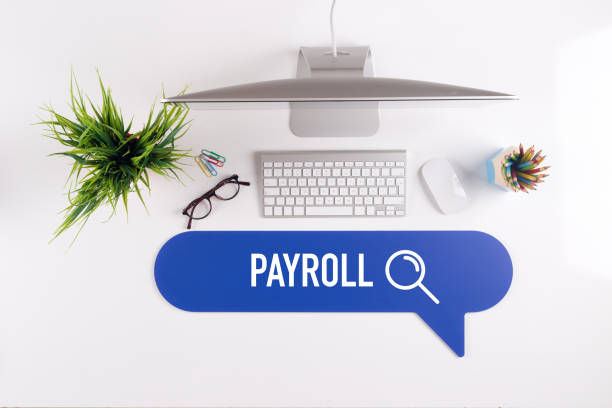 PAYROLL Search Find Web Online Technology Internet Website Concept stock photo