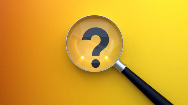 Searching Question Mark Magnifying Glass Concept Searching Question Mark Magnifying Glass Concept question mark photos stock pictures, royalty-free photos & images