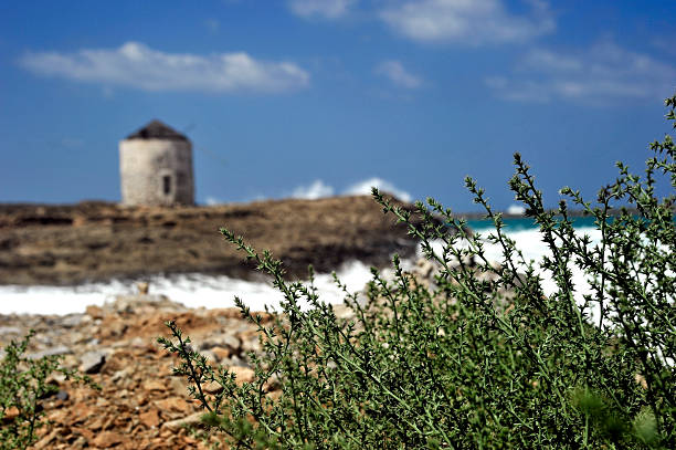 Seascape in Dodekanisos Greece stock photo