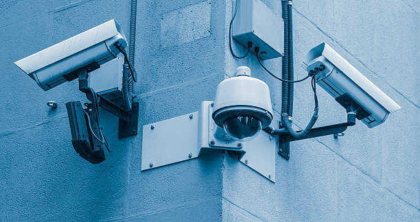 Security Cameras stock photo