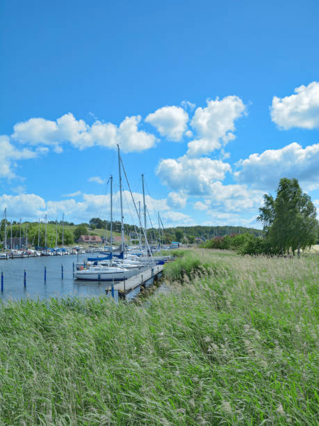 Seedorf,Sellin,Ruegen Island,Germany Harbor of Seedorf near Sellin on Ruegen Island at Baltic Sea,Mecklenburg western Pomerania,Germany r��gen stock pictures, royalty-free photos & images