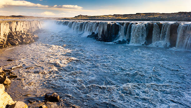 selfoss, iceland selfoss waterfall, northern iceland dettifoss waterfall stock pictures, royalty-free photos & images