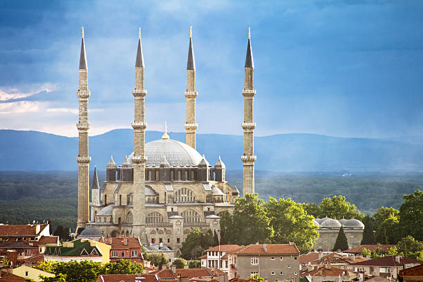 Selimiye Mosque, Edirne, Turkey stock photo