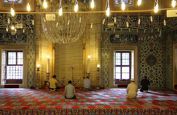 selimiye mosque - salah stok fotoğraflar ve resimler