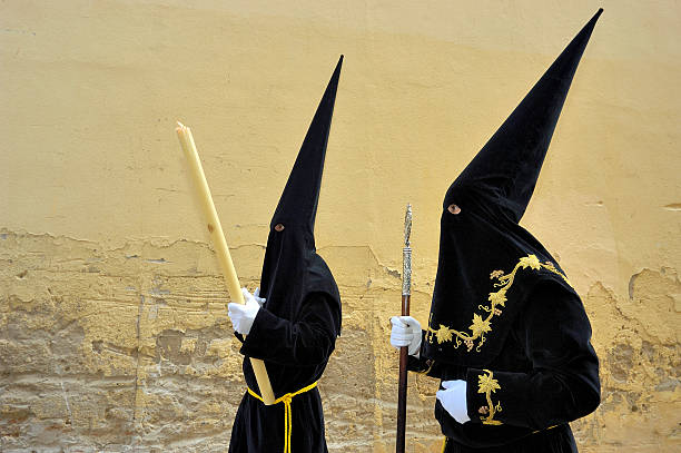Semana Santa in Spain Procession during the Semana Santa in Spain (this is the Holy week before Easter) sevilla province stock pictures, royalty-free photos & images