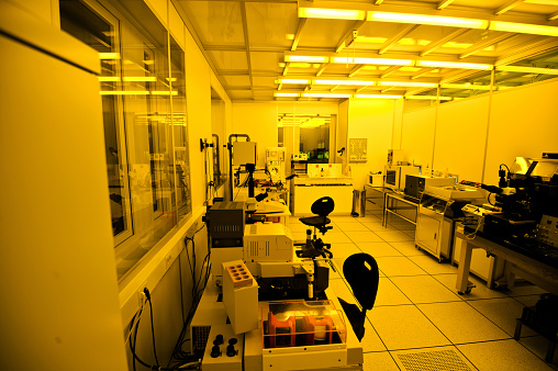 A Semiconductor Photolithography Darkroom