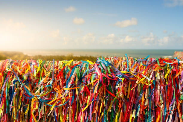 Senhor do Bonfim tied ribbons at turistic place Senhor do Bonfim tied ribbons at turistic place bahia state stock pictures, royalty-free photos & images