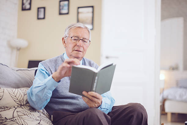 Image result for old man reading