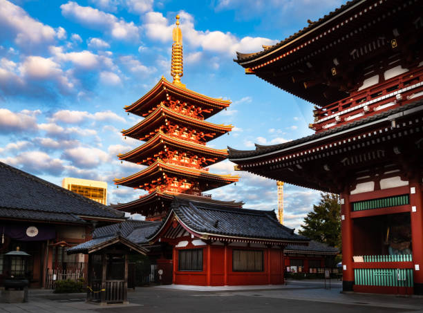 Sensoji temple stock photo