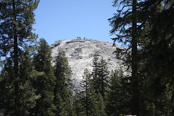 Sentinel Dome in Yosemite National Park stock photo