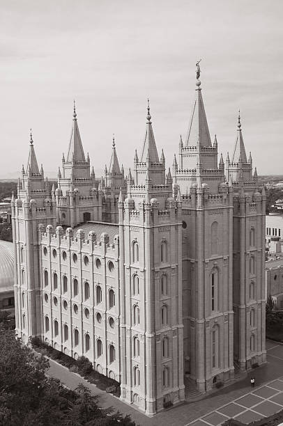 3 Sepia Salt Lake Temple Stock Photos Pictures And Images