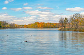 istock Serene Lake in the Autumn 1303383281