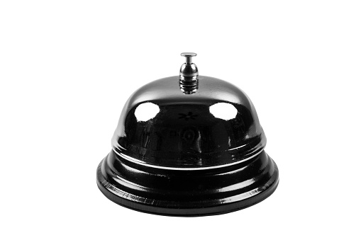 Service bell on a white background.