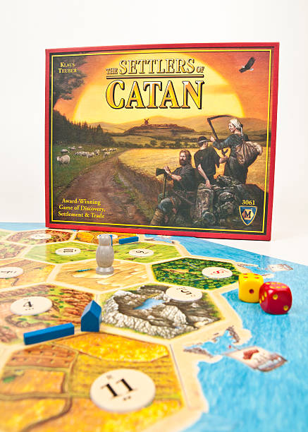 Settlers of Catan Game stock photo