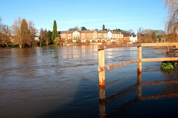 Severn Flood stock photo