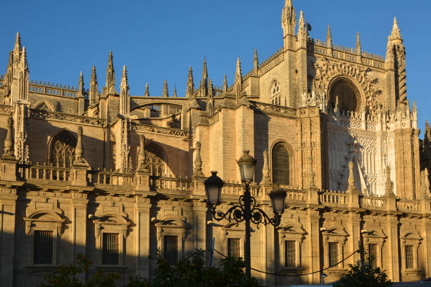 Seville Cathedral. Seville Cathedral. The largest Gothic Cathedral in Europe. seville cathedral stock pictures, royalty-free photos & images