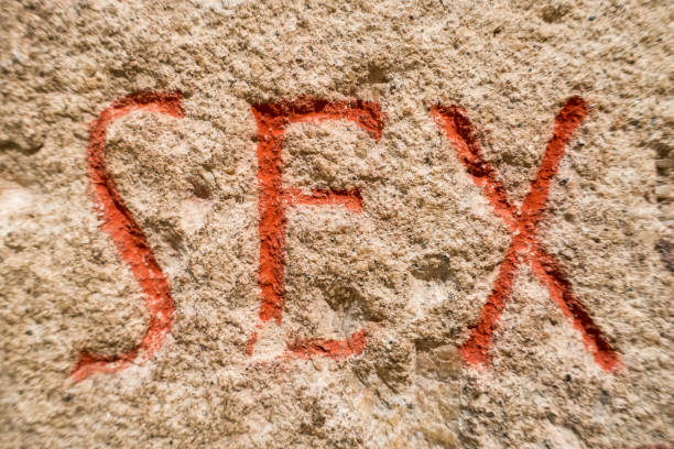 Sex Roman Inscription stock photo