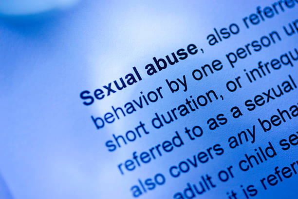 Sexual abuse stock photo