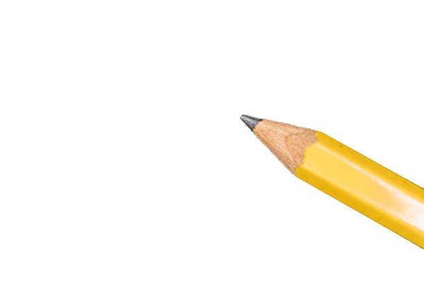 sharpened pencil stock photo