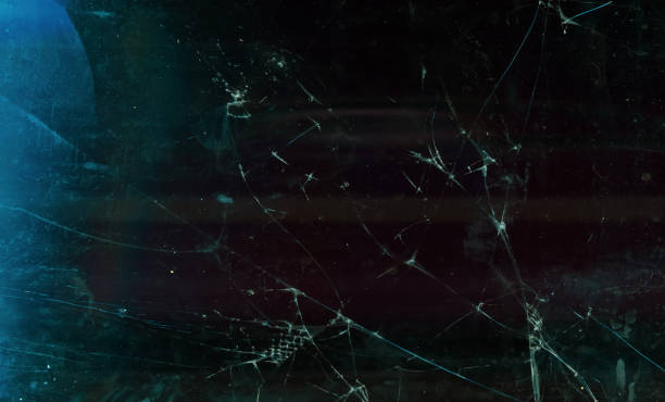 shattered background defocused broken glass dark stock photo