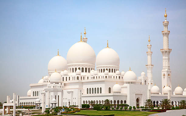 Sheikh Zayed mosque stock photo