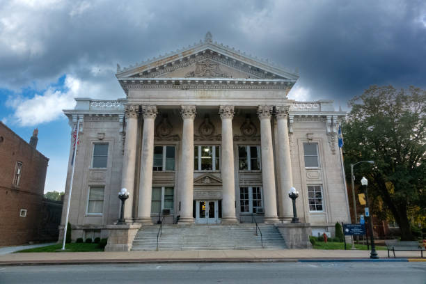 Shelbyville county courthouse stock photo