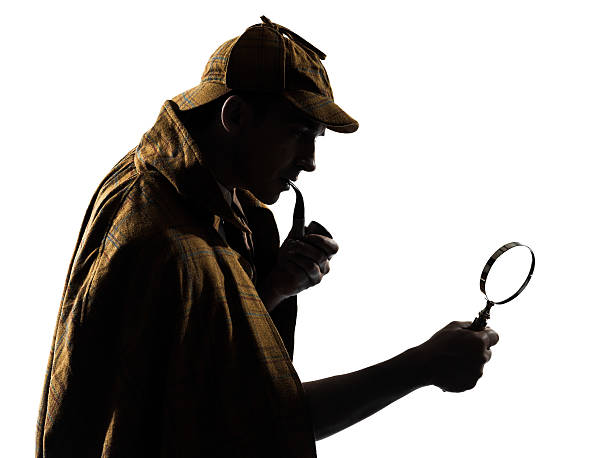 944 Sherlock Holmes With Magnifying Glass Stock Photos, Pictures & Royalty-Free Images - iStock