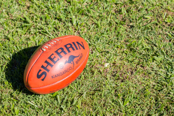 Sherrin AFL Football stock photo