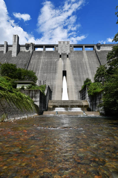 Shimagawa Dam stock photo