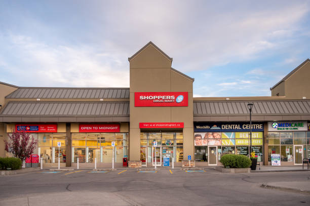 Shoppers Drug Mart, Calgary stock photo