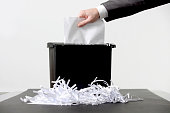 Shredding a paper