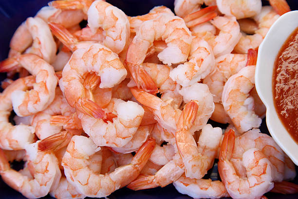 Shrimp Cocktail Classic shrimp cocktail shrimp cocktail stock pictures, royalty-free photos & images