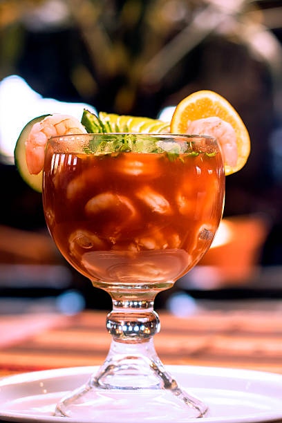 Shrimp Cocktail stock photo