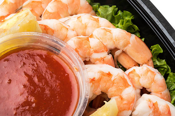 Shrimp cocktail stock photo