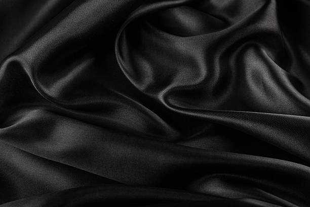 silk - black fabric stockfoto's en -beelden