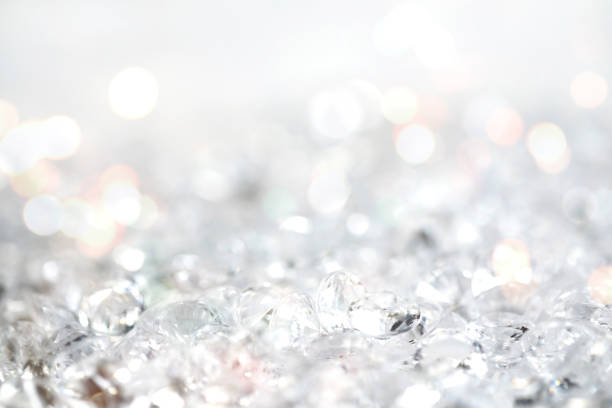 Silver glitter light Silver glitter abstract light background diamond stock pictures, royalty-free photos & images